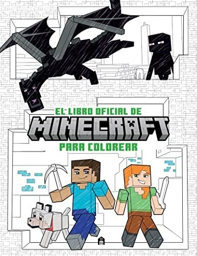 Minecraft El Libro Oficial Para Colorear - Vv Aa 