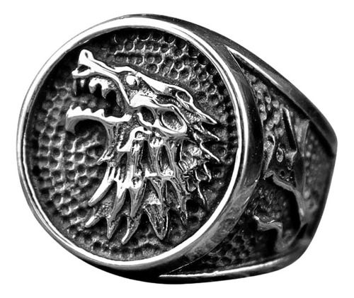 Anillo Winter Is Coming Stark Lobo Game Of Thrones Poppe Arg