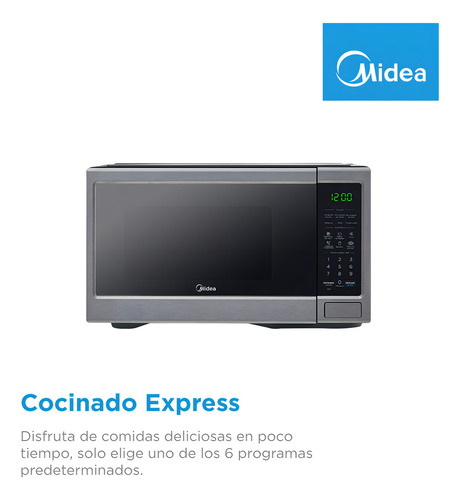 Horno Microondas Midea Mmddg11s2ss 1.1 Pies Espejo