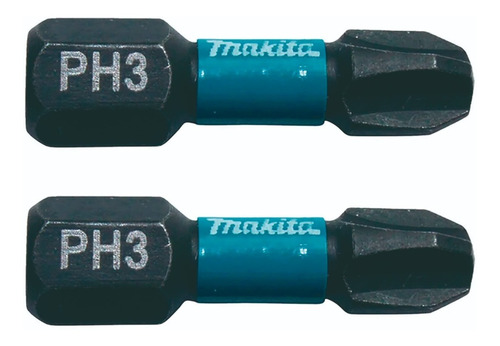 Punta Atornillar Impacto Ph3 X 25mm Makita B-63622   Pack X2