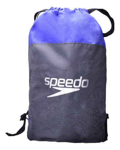 Bolso Natacion Speedo Pool Unisex Negro-violeta