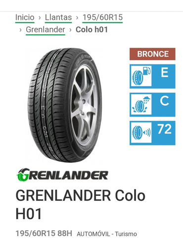 Caucho 205/55r16 Grenlander Colo H01 Pcr