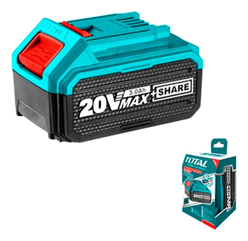 Batería 20v 3ah De Litio Total Portátil Con Indicador Led