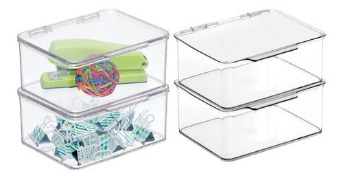Mdesign Caja Organizadora De Almacenamiento De Plástico Pequ