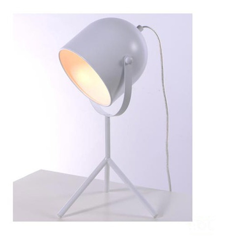 Luminária De Mesa Ava Tubular Branca - Ol