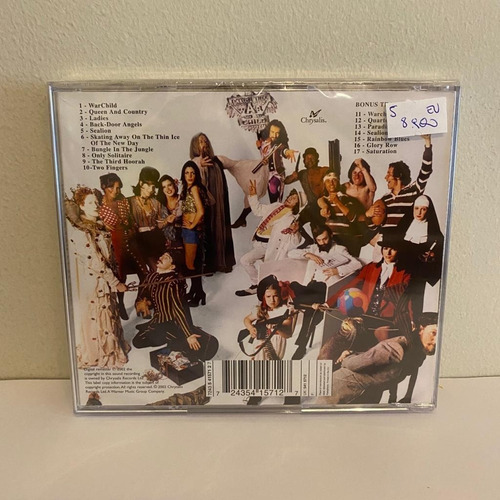 Jethro Tull War Child Cd Eu Nuevo