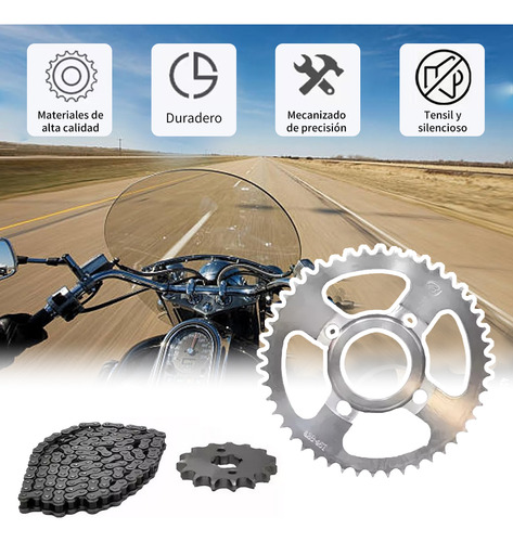 Kit De Arrastre Cadena Reforzada Italika Dm200