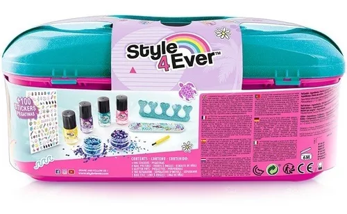 Maleta Style 4 Ever Decore Suas Unhas Glitter F0065-2 Fun