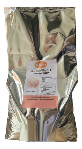 Sal Del Himalaya Rosa Molida Orgánica Y Natural 5 Kg