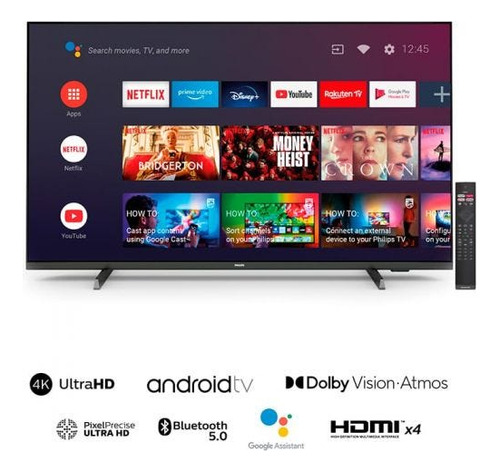 Remato Tv Smart Tv Philips Led 4k Uhd Android 43pud7406