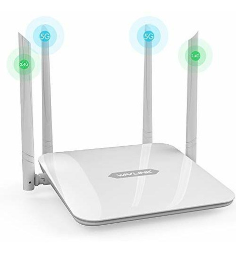 Wifi Router 1200mbps, Wavlink Smart Router Dual Band 3rb4b