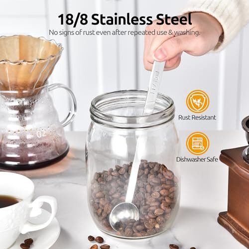 Cuchara De Café U-taste, 1 Cucharada: Carne De Acero Inoxida