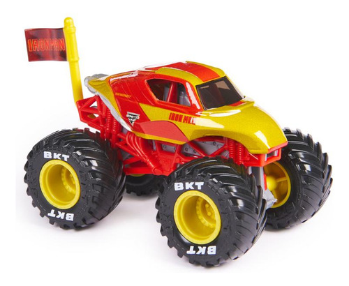 Vehículo Monster Jam Marvel 1:64 De Iron Man