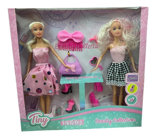 Muneca Tiny Fantasy Beauty Collection X 2 Art 53410