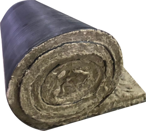 Imagen 4 de 8 de Rollo Lana De Roca Mineral 50mm + Barrera Acústica X 5 M2