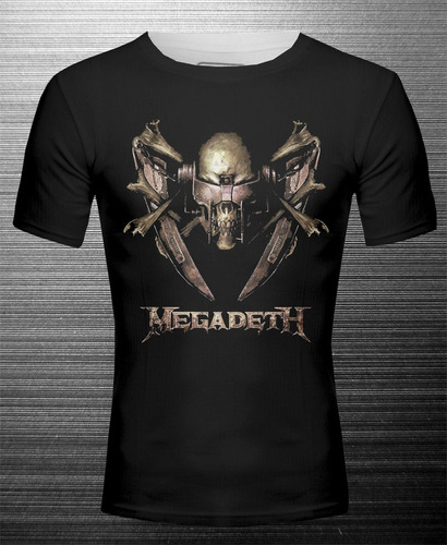 Remera Sublimada Megadeth Ranwey Cs231