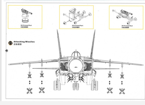 Mikoyan Gurevich Mig-31 Bs/bsm Foxhound Esc 1/48