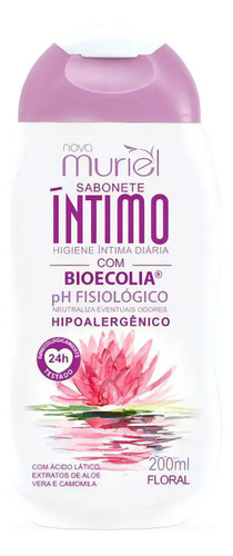 Sabonete Líquido Íntimo Muriel Floral 200ml