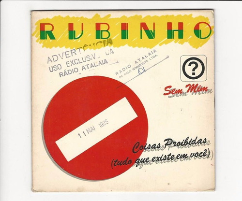 Rubinho - 1984 - Coisas Proibidas - Compacto - Ep B9