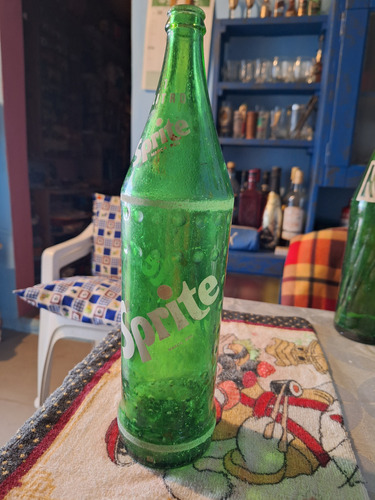Antigua Botella De Sprite,  Refresco Ind Uruguaya Lt  1