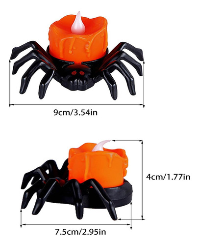 Velas Electrónicas Led, Decoración De Halloween