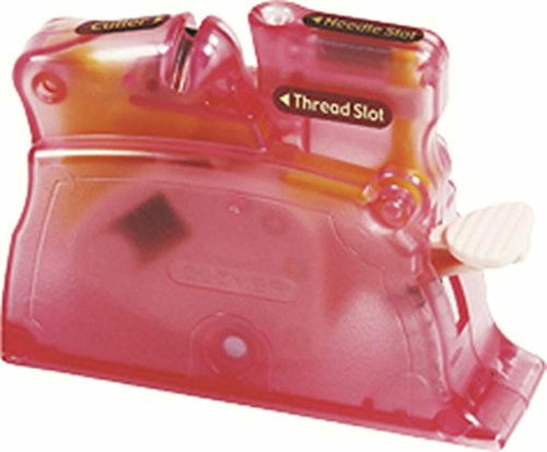 Clover 4073 Desk Needle Threader, Pink