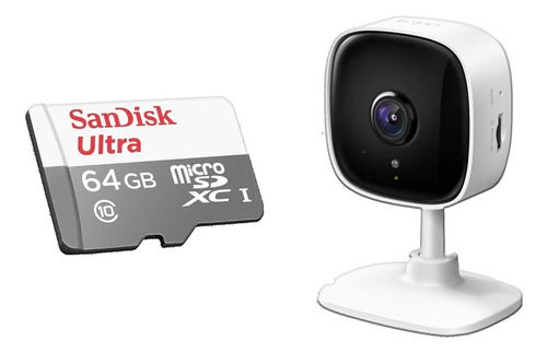 Câmera Wi-fi Ip Tp-link Tapo C110 + Cartão De Memória 64gb