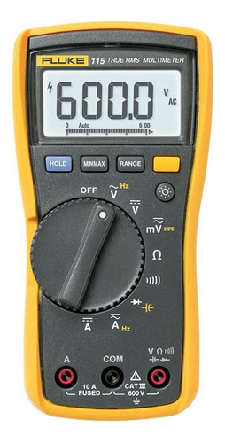 Multímetro Digital Portátil Fluke 115 True Rms Cat Iii 600 V 4228698