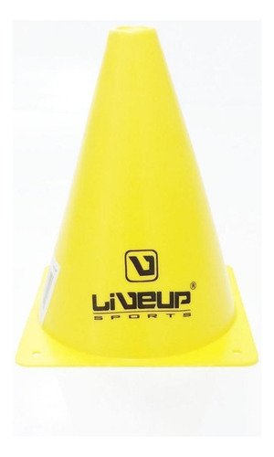 Cone De Agilidade De 18cm - Liveup Cor Amarelo Tamanho U