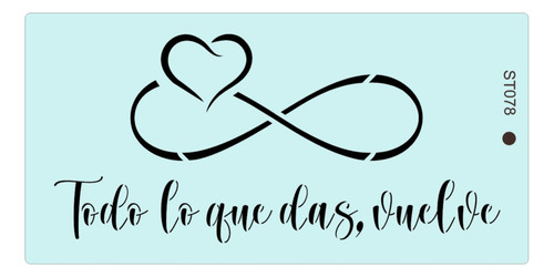 Imagen 1 de 2 de Stencil Decorativo Para Almohadas Y Almohadones