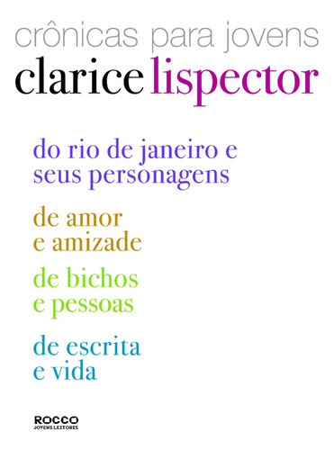 Box Crônicas Para Jovens Clarice Lispector Ano 2017 Editora Rocco