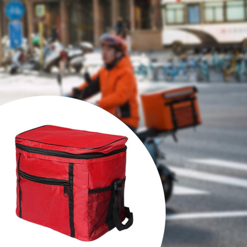 Bolsa Térmica Aislante, Bolsa Térmica Con Cierre De Rojo
