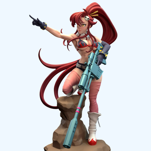 Yoko Littner - Tengen Toppa Gurren Lagann - Em Resina.