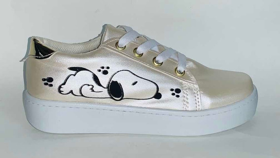 tenis de snoopy para dama