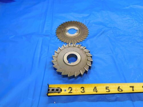 2 Pc. Lot Of Hss Side Milling Cutters Mill Tooling Machi Ddb