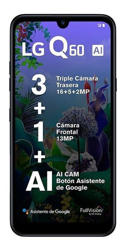 Celular LG Q60  64gb+3 Cam 16/2/5mpx Certificación Militar