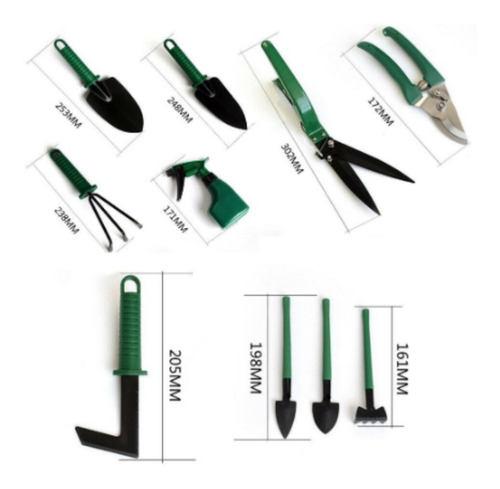 Imagen 6 de 8 de Kit De Jardinería 10 Pzs + Estuche P/ Indoor Outdoor Jardín