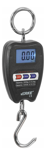 Balanza Colgantes 200kg Pantalla Lcd 2 Pilas Aaa Negro O Naranja Según Stock