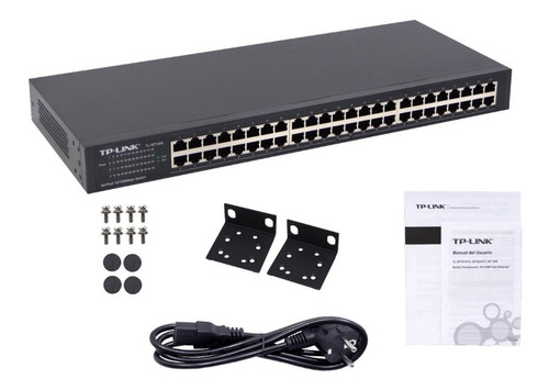 Switch Tp-link Fast Ethernet Tl-sf1048 100mbps 48 Puertos