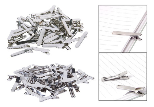 100 Piezas De Metal, Tapa Plana, Suave, , Pinzas, Pinzas,