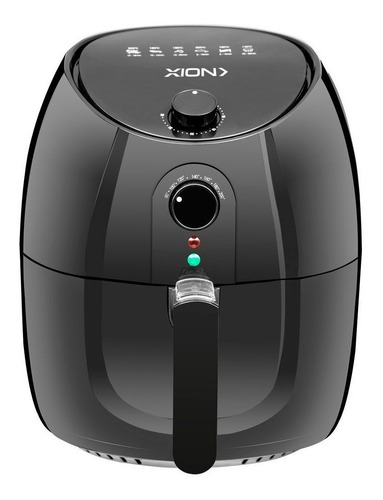 Imagen 1 de 3 de Freidora eléctrica sin aceite Xion Premium XI-FR68 3.5L negra