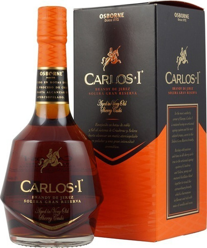 Brandy Carlos 1 Solera Gran Reserva X 700 Ml