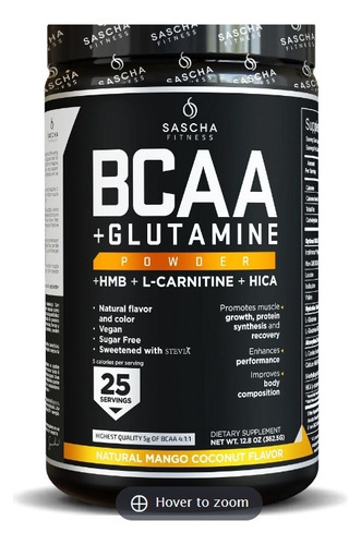 Bcaa Sascha Fitness - L a $295000