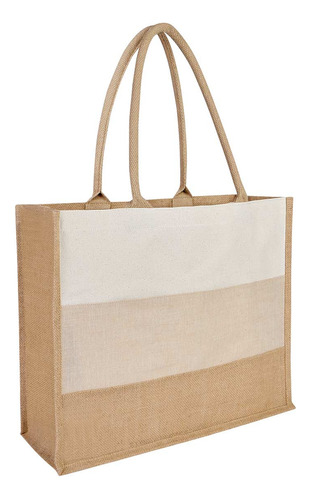 10 Piezas Bolsa Ecologica Yute Interior Plastificado Lyn