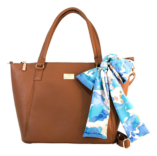 Bolso Tote Para Dama Kaia Diseño Elegante Con Mascada