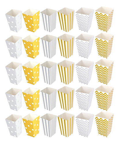 Vasos De Palomitas De Papel Para Palomitas De Maíz, Caja De