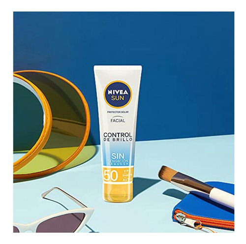 Nivea Sun Protector Solar Facial Piel Sensible Fps 50 +
