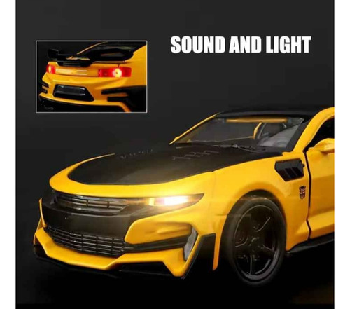 Bumblebee Transformers 5 Camaro Amarillo 1:32