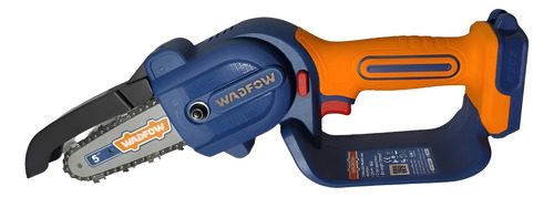 Motosierra Mini Sierra Podadora Inalámbrica Wadfow + Bateria Color Naranja/azul