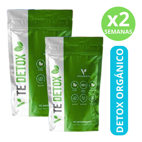 Té Detox Vitalhealth (2 Semanas) 100% Original  Envio Gratis